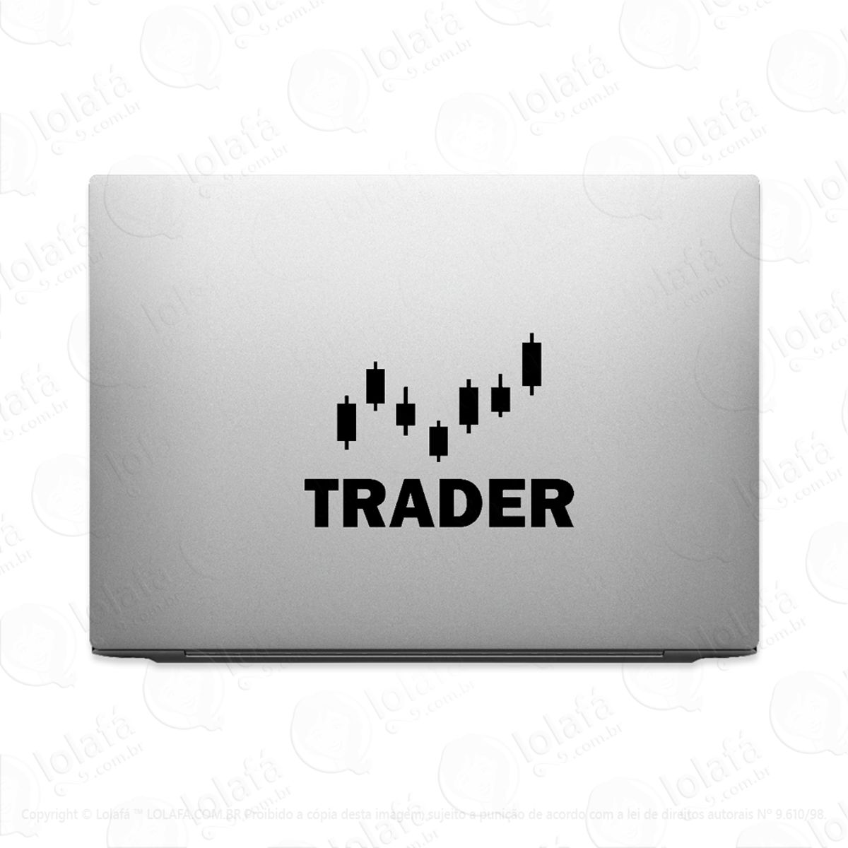 Adesivo Para Notebook Trader Operdador Daytrader Mod:2427