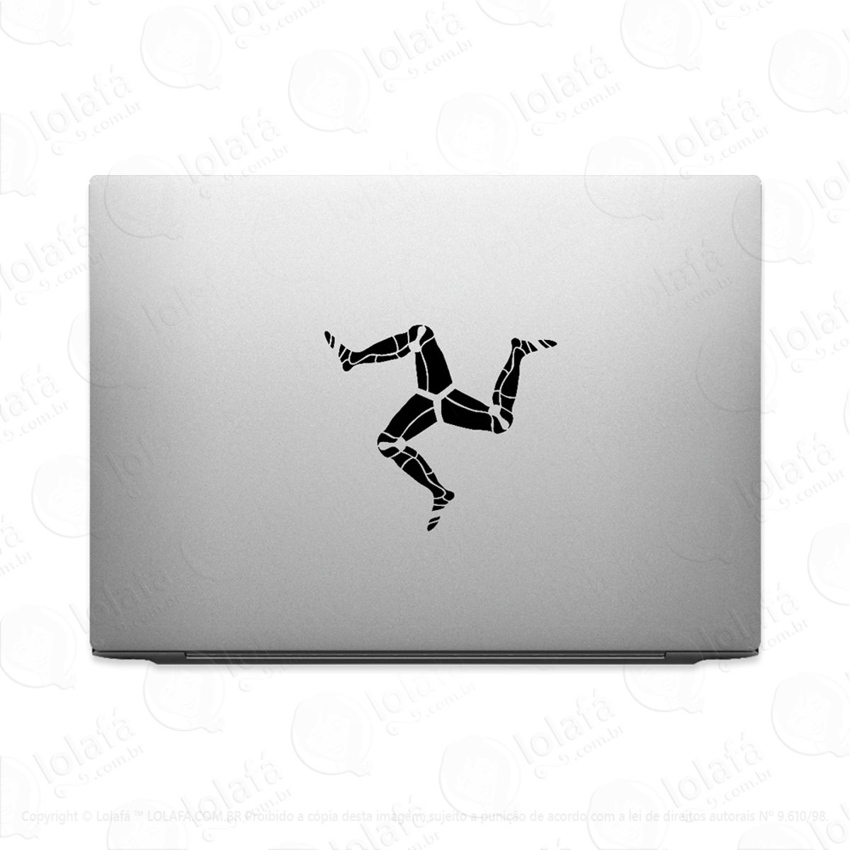 Adesivo Para Notebook Isle Of Man Ilha Mod:2439