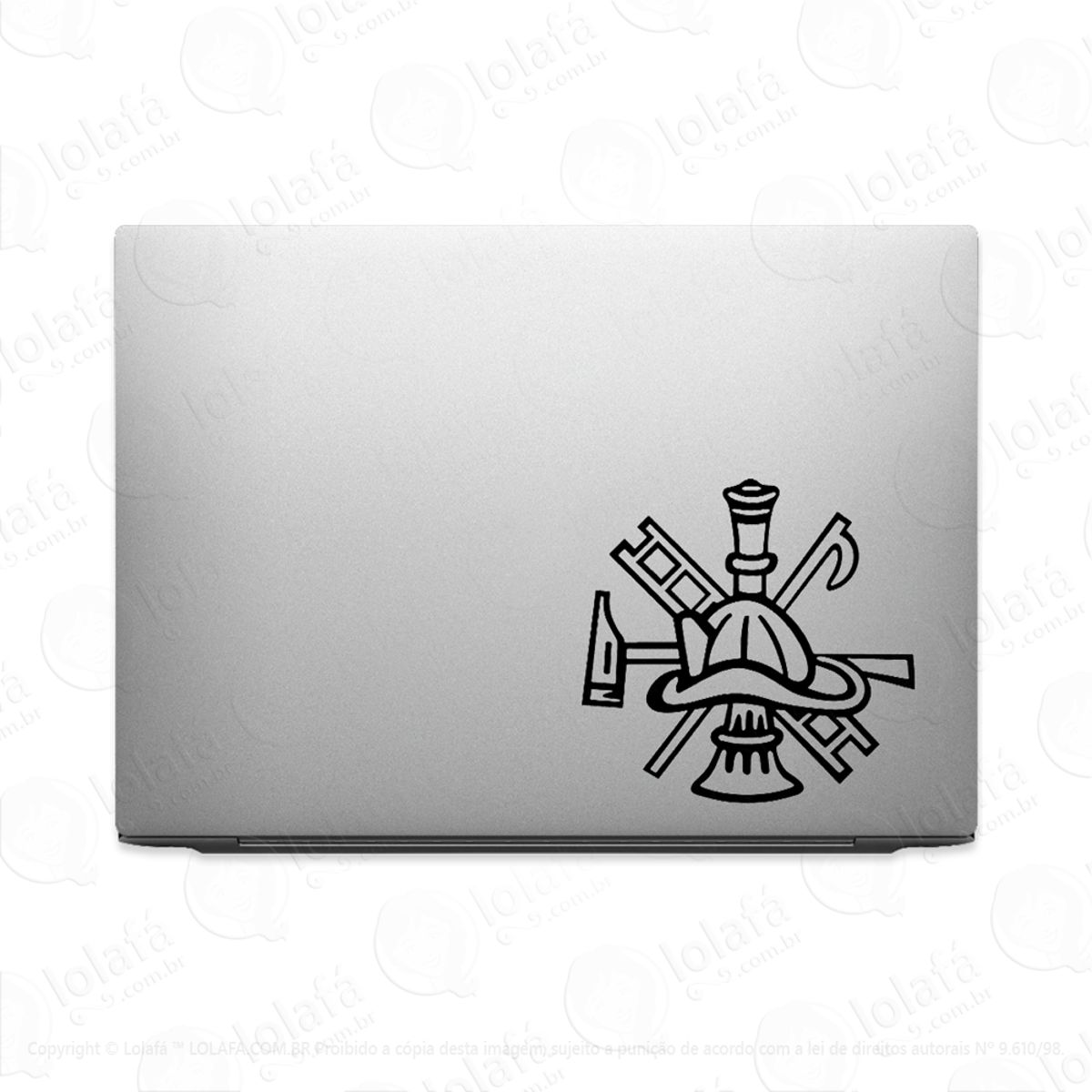 Adesivo Para Notebook Corpo De Bombeiros Mod:2447