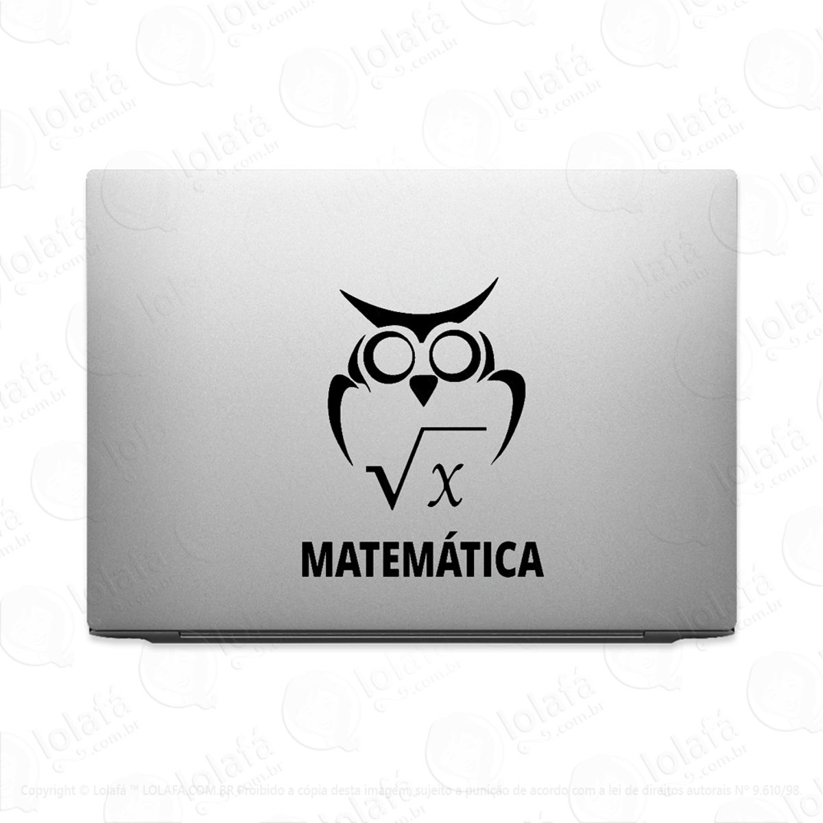 Adesivo Tablet Notebook Pc Curso Faculdade Matemática Mod:2461