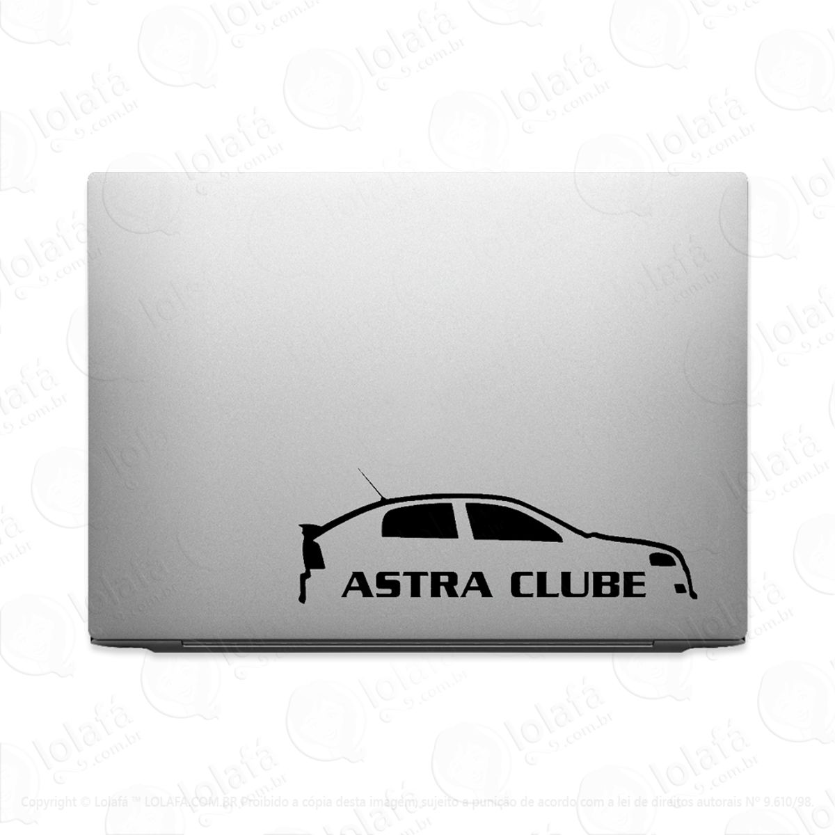 Adesivo Para Notebook Clube Do Astra Mod:2473