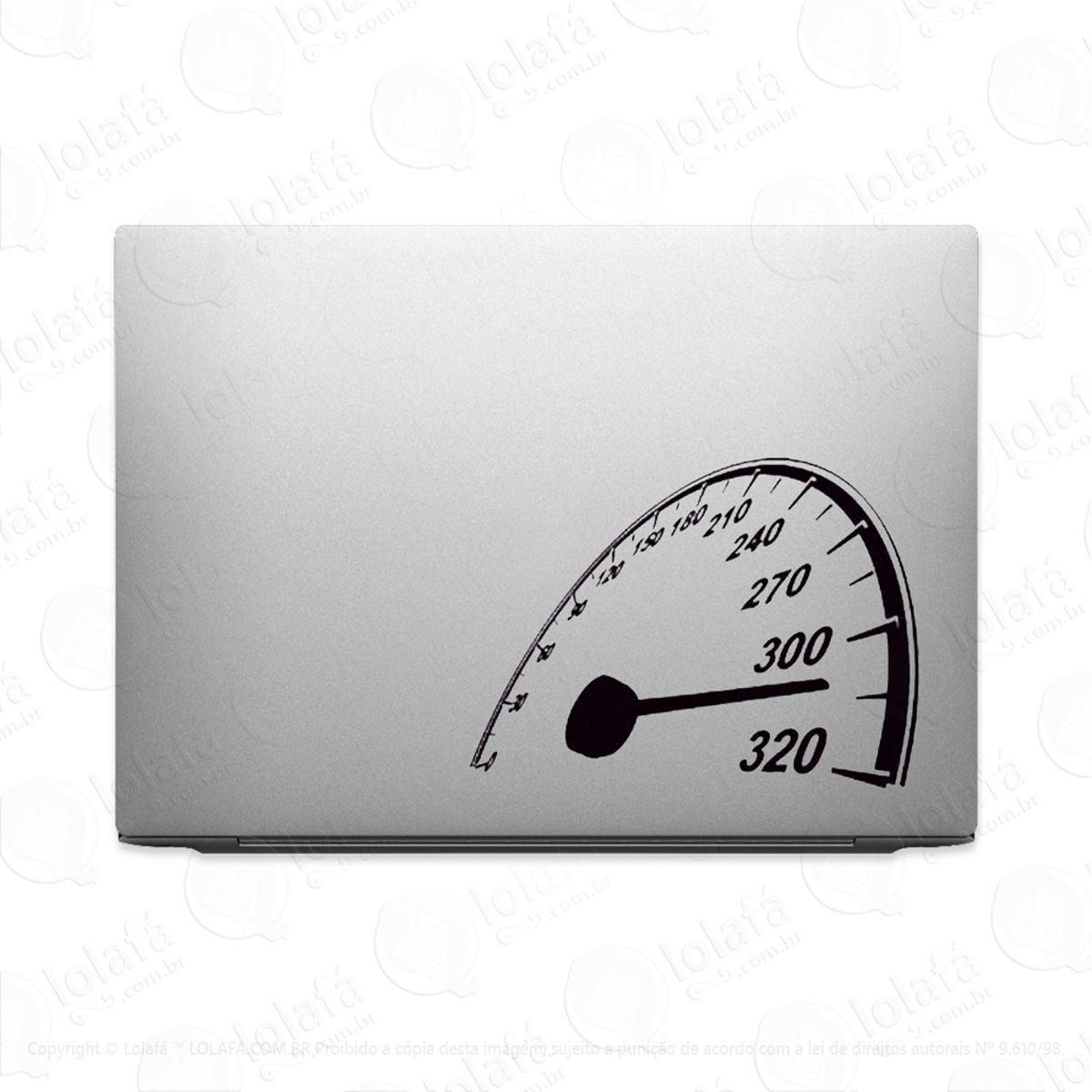 Adesivo Tablet Notebook Pc Velocímetro Painel Velocidade Mod:2525