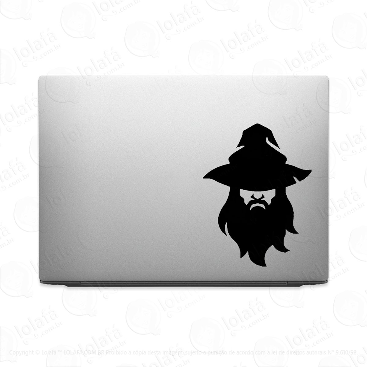 Adesivo Tablet Notebook Pc Mago Bruxo Mod:2537
