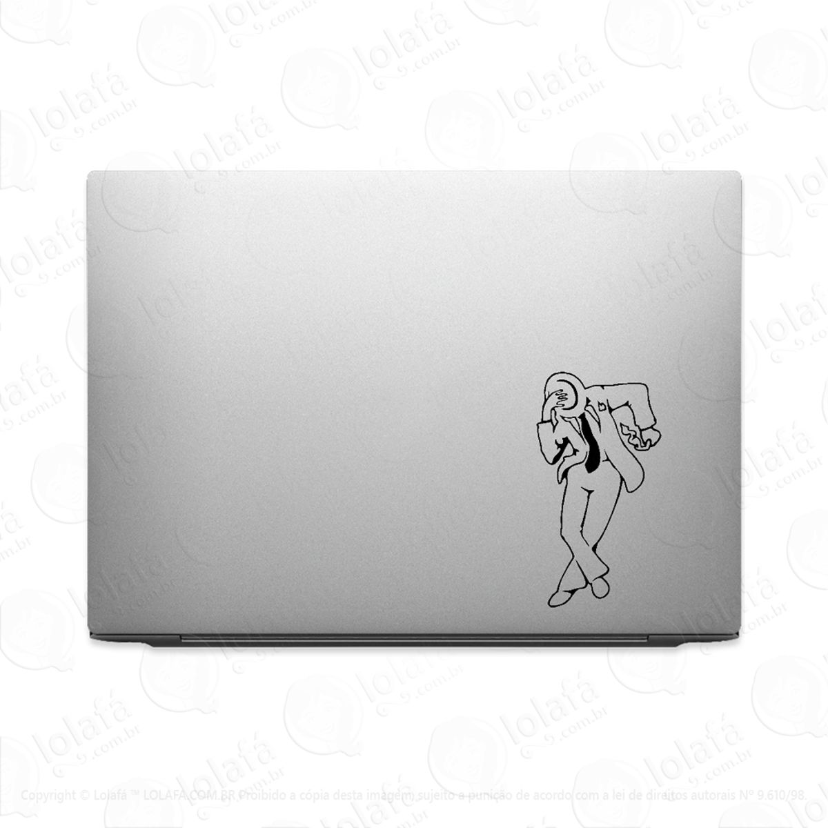 Adesivo Para Notebook Zé Pelintra Fé No Seu Zé Mod:2556