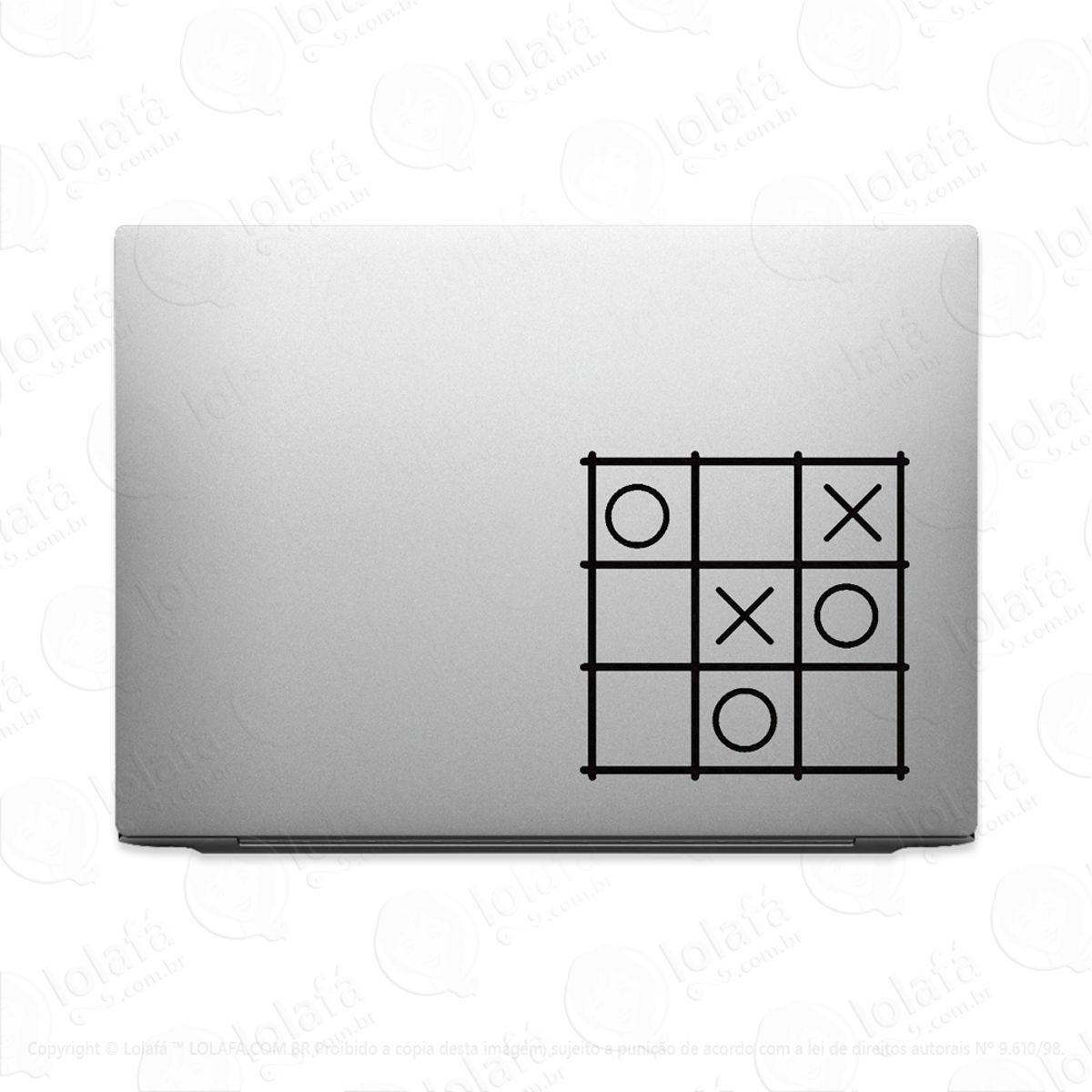 Adesivo Para Notebook Jogo Da Velha Mod:2559