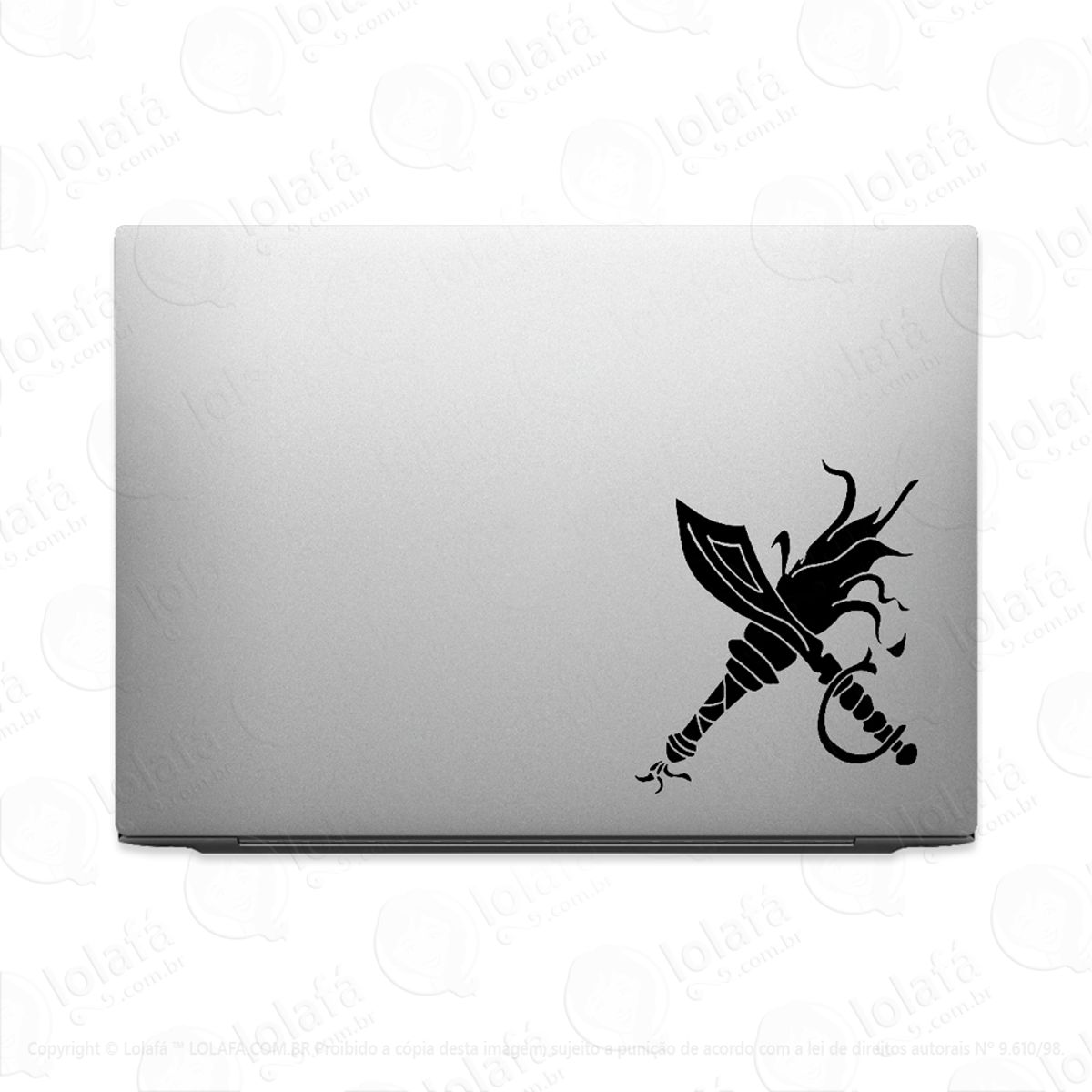 Adesivo Tablet Notebook Pc Iansã Umbanda Candomblé Orixá Mod:2602