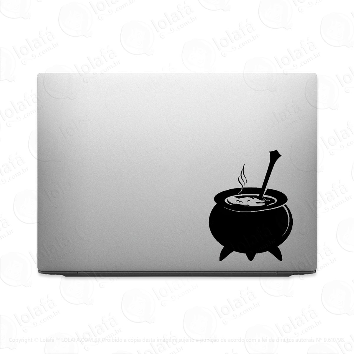 Adesivo Para Notebook Caldeirão De Bruxa Mod:2625