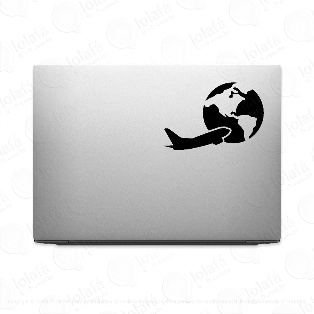 Adesivo Para Notebook Viagem Turismo Pelo Mundo Mod:2626