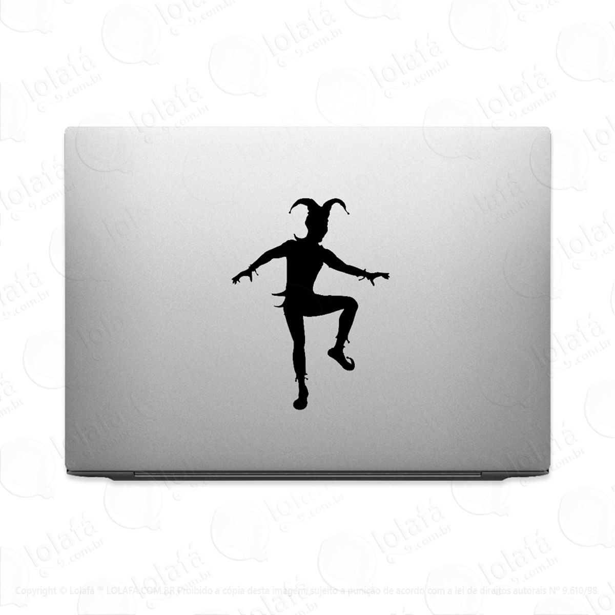 Adesivo Para Notebook Coringa Joker Baralho De Cartas Mod:2653