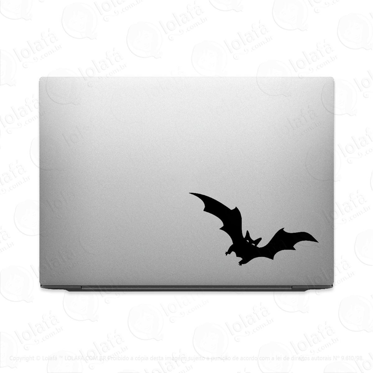 Adesivo Para Notebook Animal Morcego Voando Mod:2656