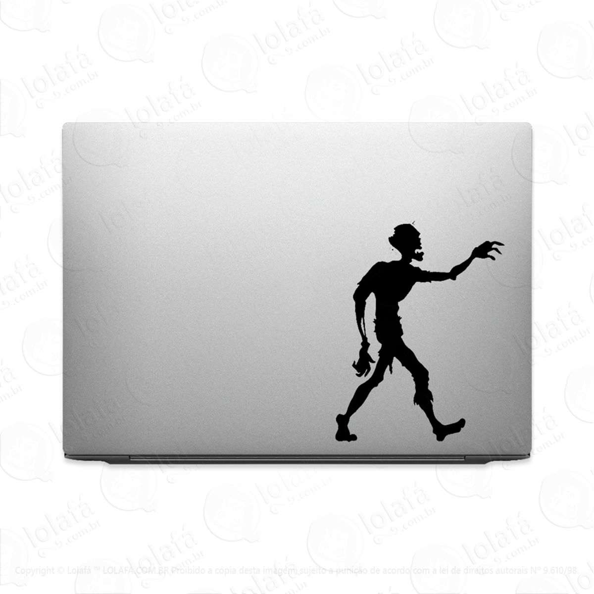 Adesivo Para Notebook Zombie Walking Dead Zumbi Mod:2670
