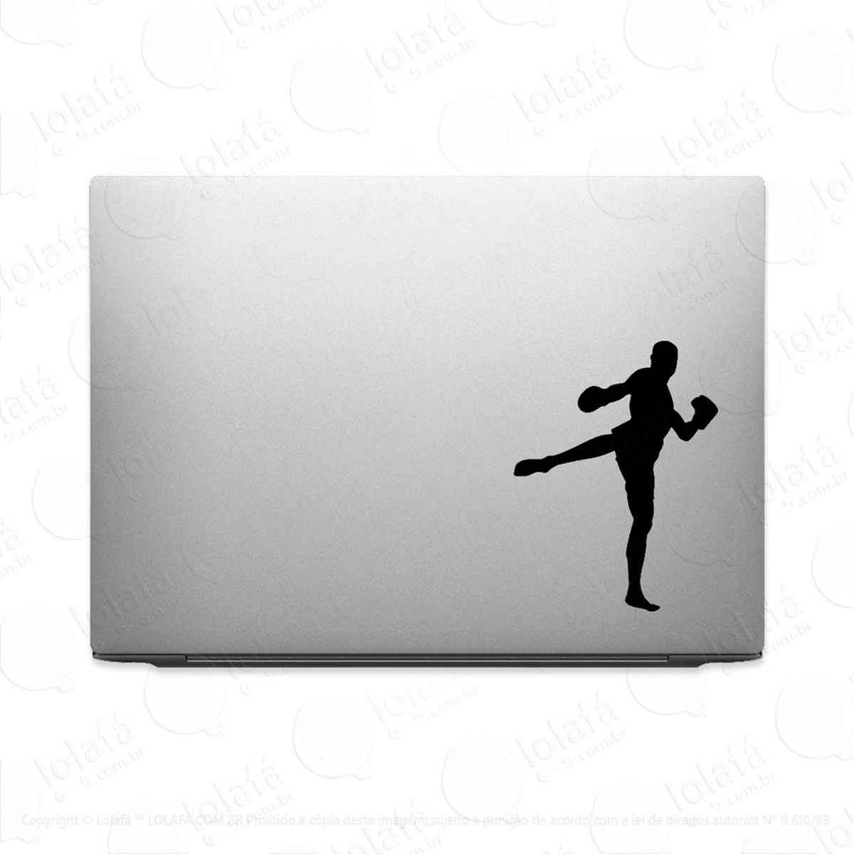 Adesivo Tablet Notebook Pc Muay Thai Artes Marciais Mod:2679