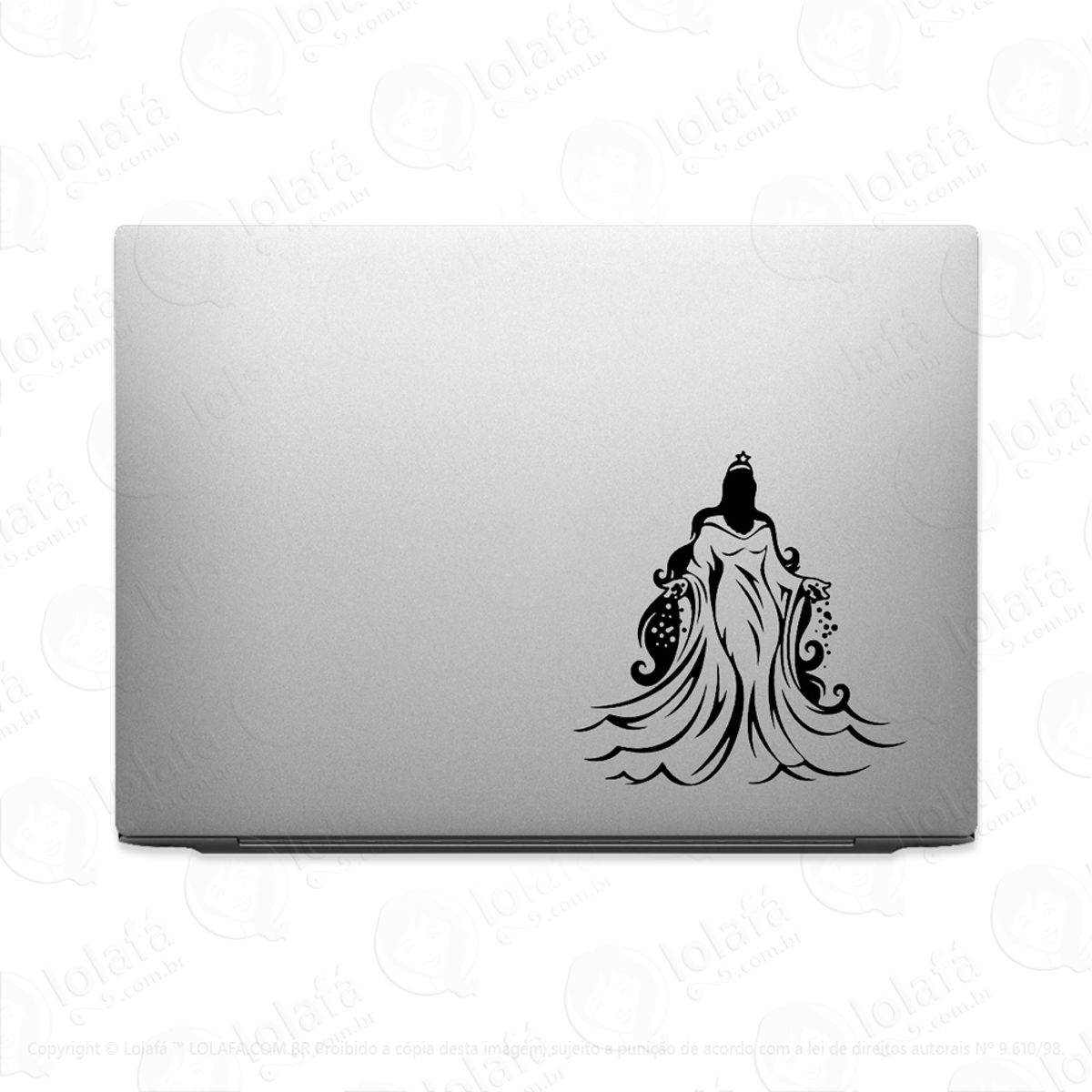 Adesivo Tablet Notebook Pc Iemanjá Orixá Rainha Do Mar Mod:2691