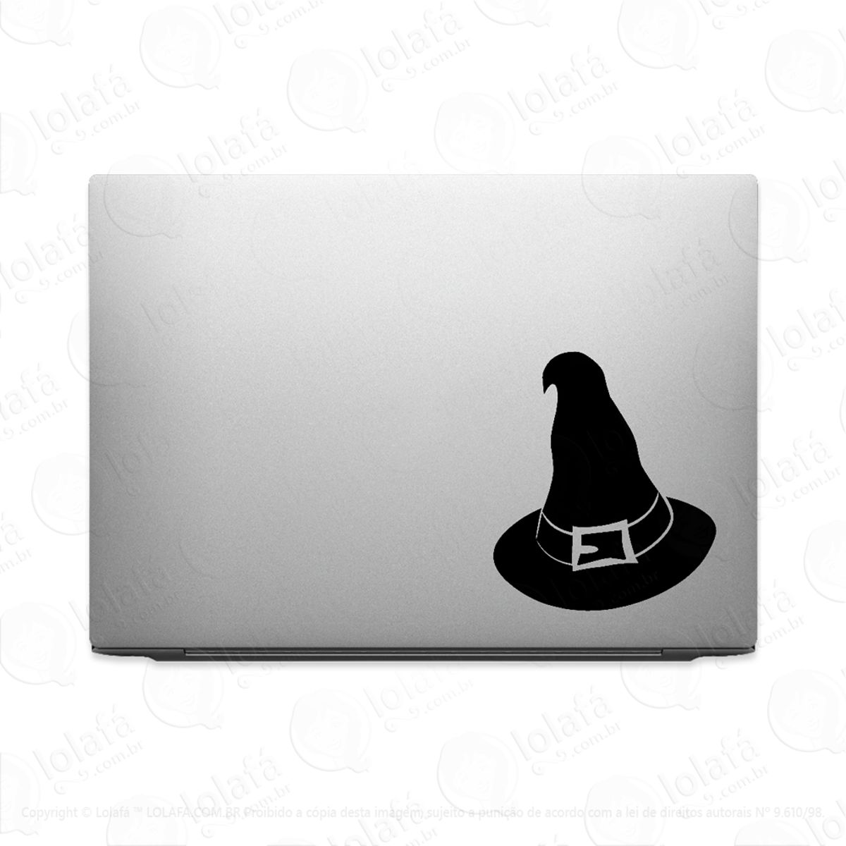Adesivo Para Notebook Chapéu De Mago Bruxo Mod:2715