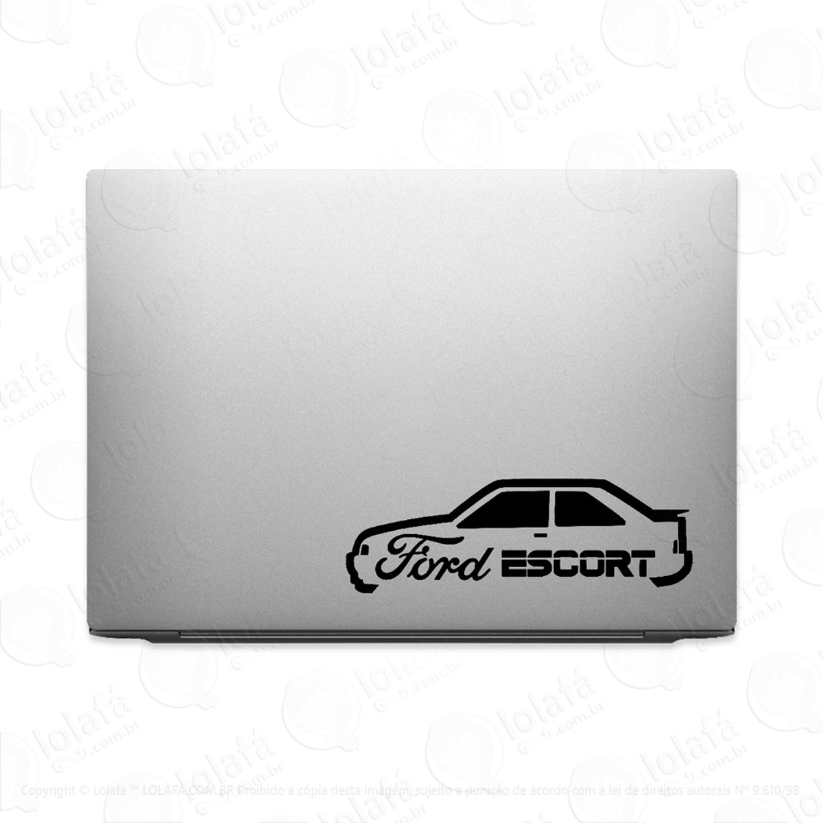 Adesivo Para Notebook Clube Ford Escort Mod:2739