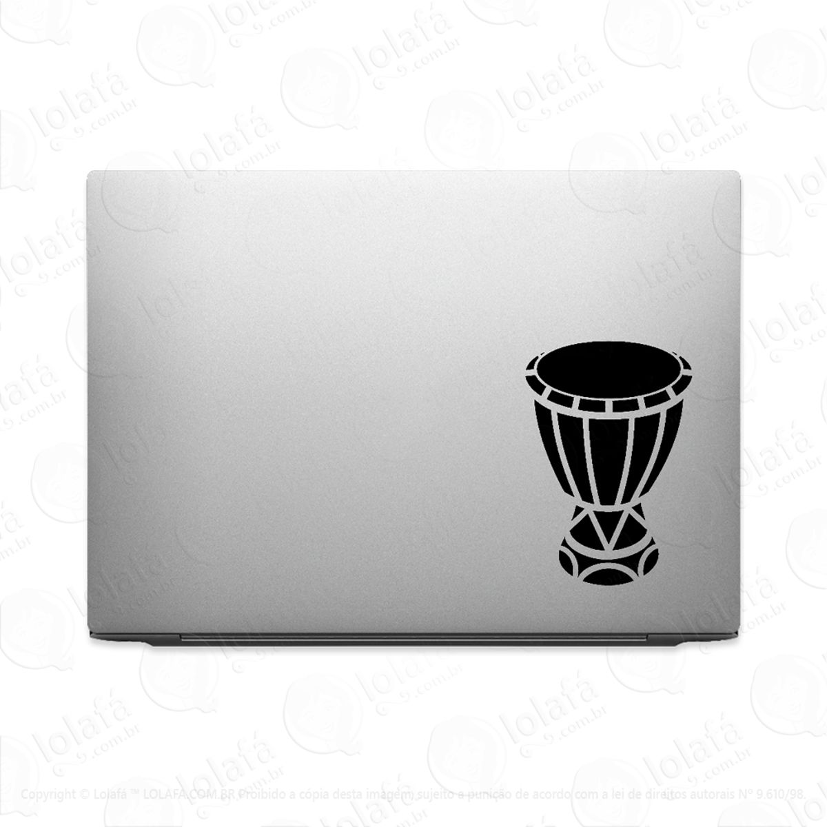 Adesivo Para Notebook Tambor Atabaque Percussão Mod:2755