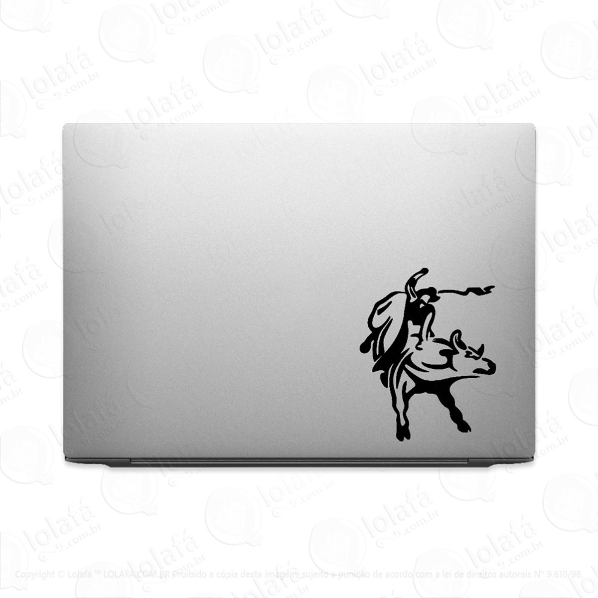 Adesivo Para Notebook Peão De Boiadeiro Montado Mod:2756