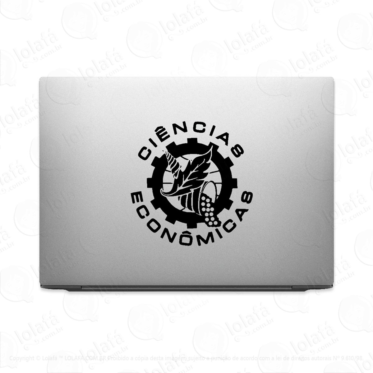 Adesivo De Notebook Curso Ciências Econômicas Mod:2762