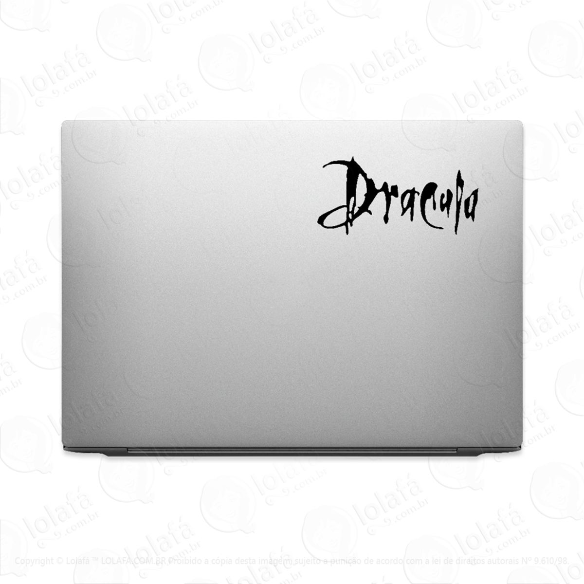 Adesivo Para Notebook Drácula Vampiro Mod:2768