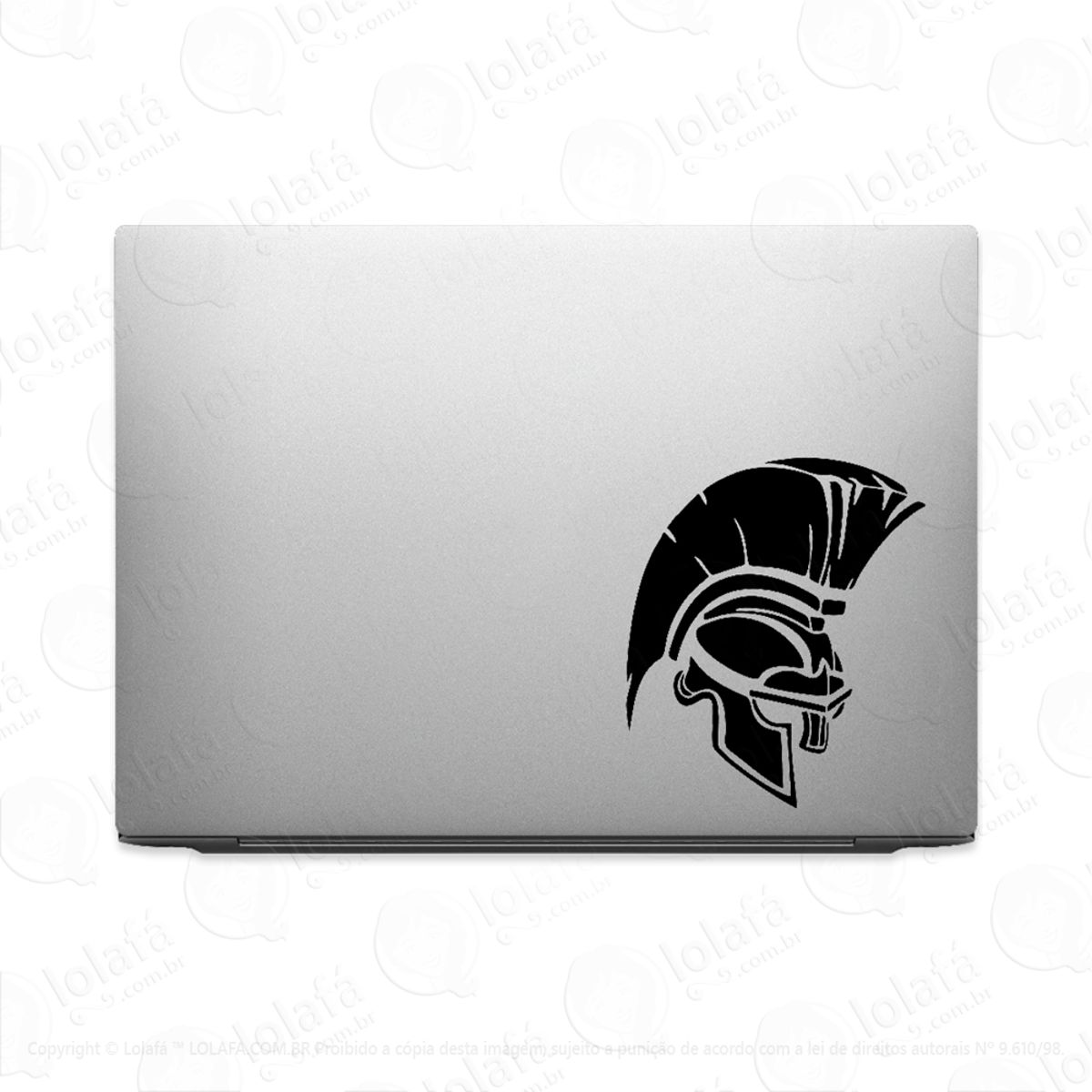 Adesivo Para Notebook Capacete Exército Romano Mod:2771