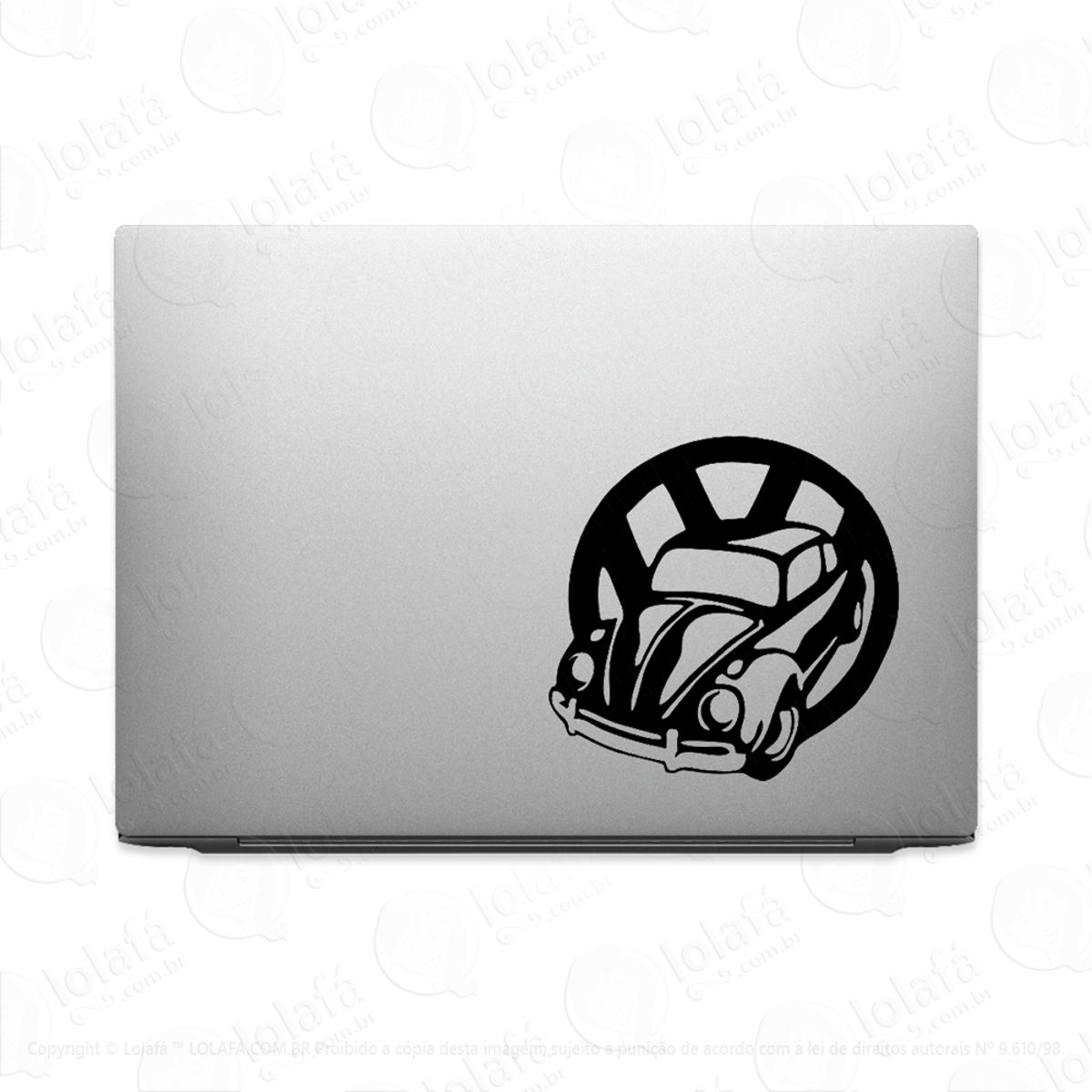 Adesivo Tablet Notebook Pc Volkswagen Fusca Beatle Vw Mod:2772