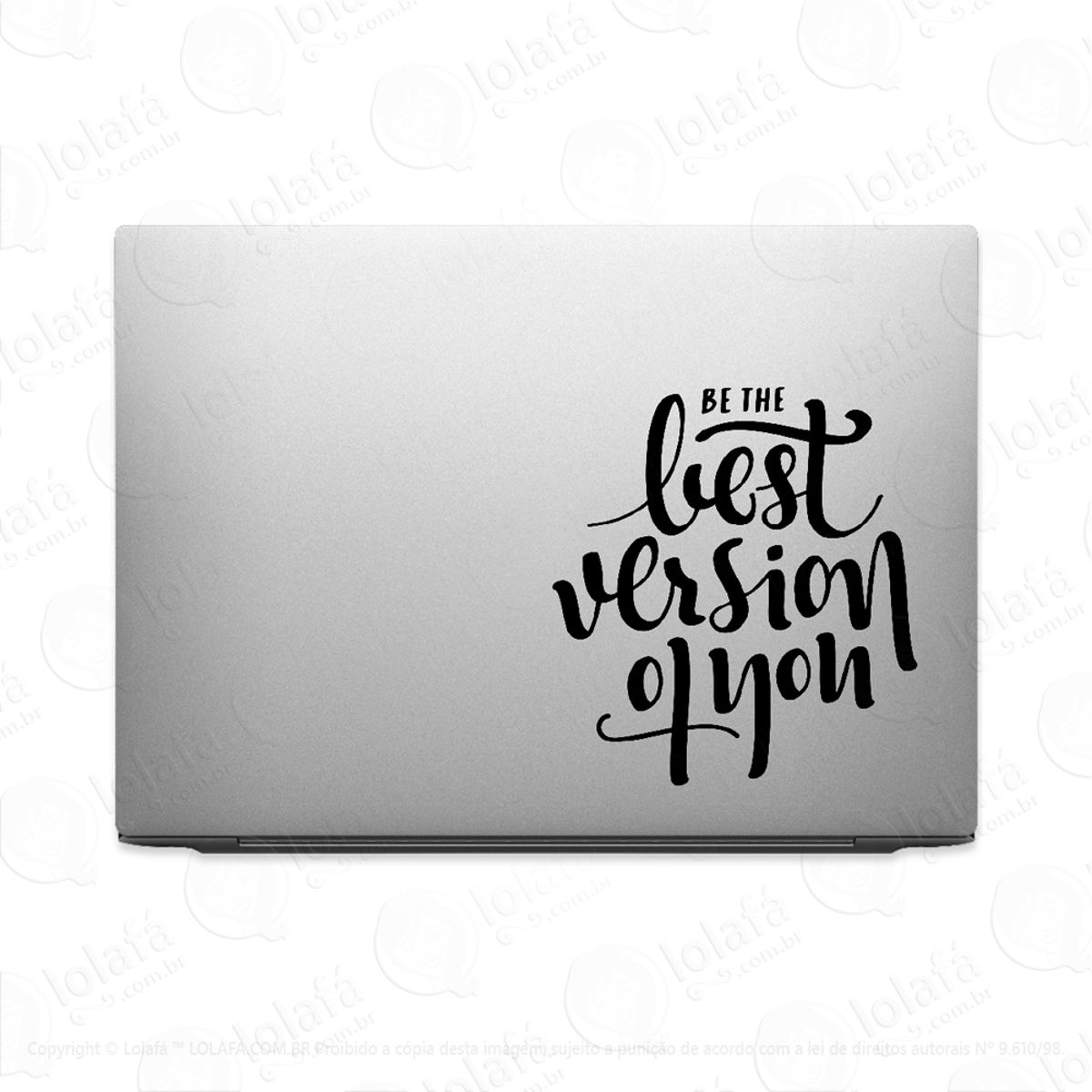 Adesivo Tablet Notebook Pc Frase Motivacional Seja Melhor Mod:2801