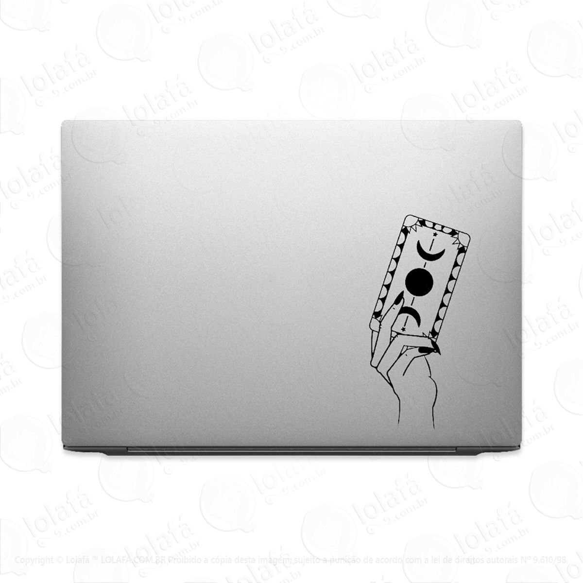 Adesivo Para Notebook Carta Tarot - Cartomante Mod:2825