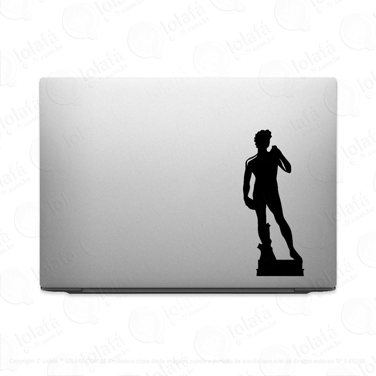Adesivo Para Notebook Michelangelo Estatua De David Mod:2834