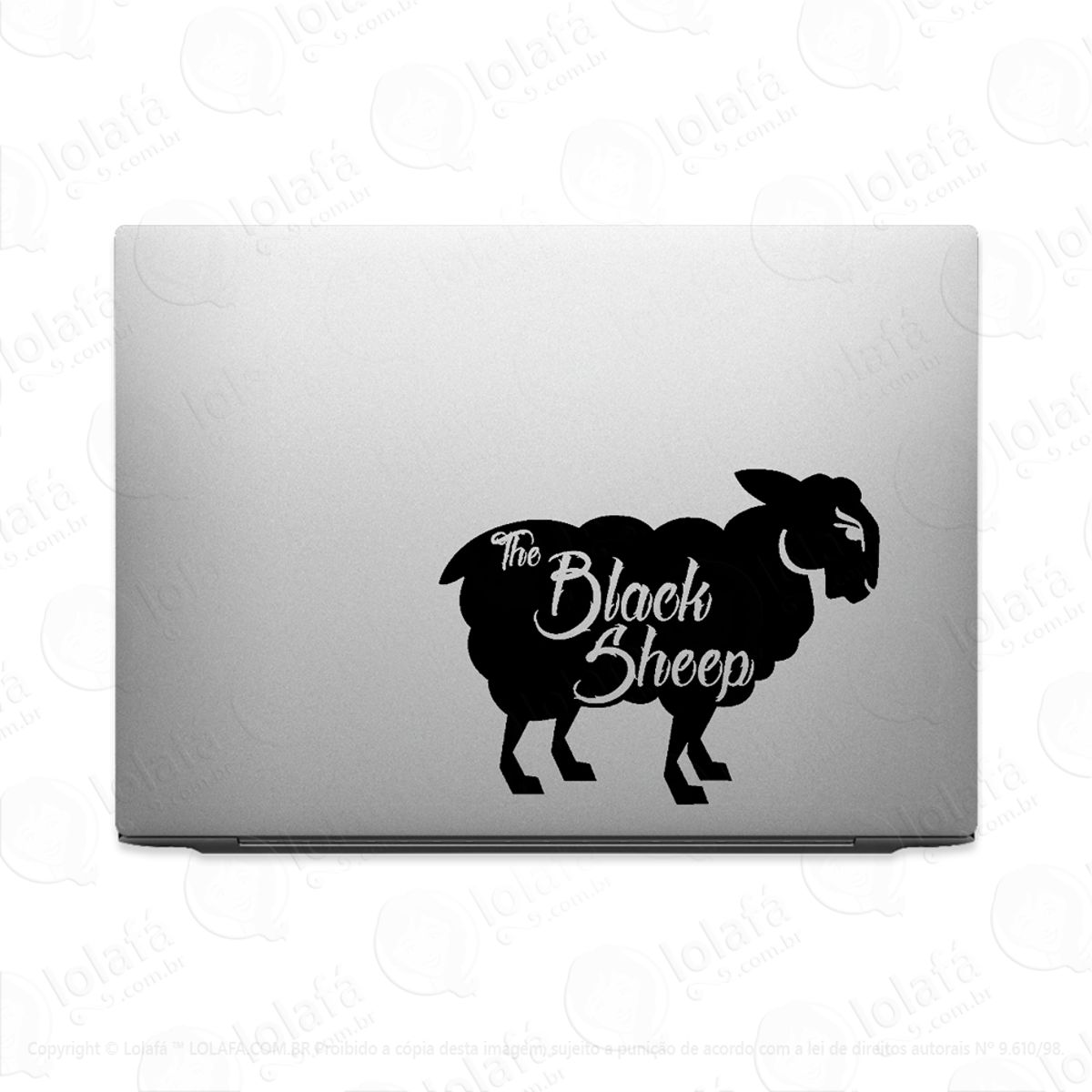 Adesivo Tablet Notebook Pc Ovelha Negra Mod:2854