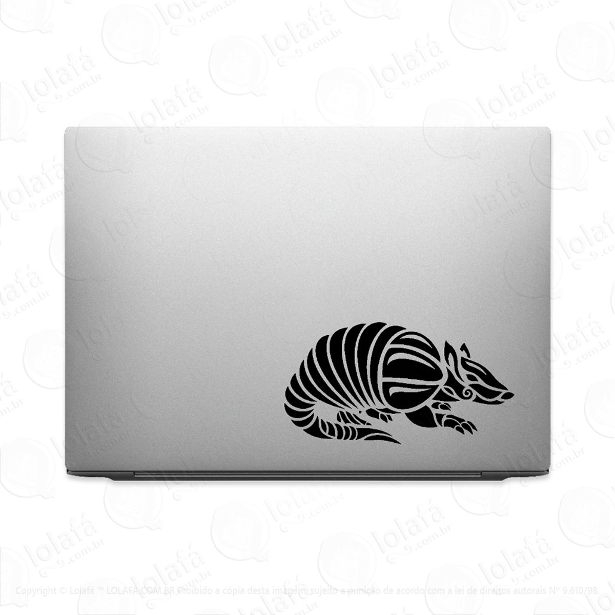 Adesivo Para Notebook Tatu Bola Tribal Mod:2866