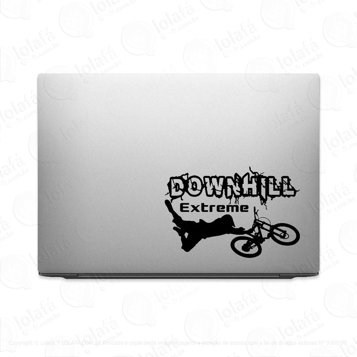 Adesivo Para Notebook Mountain Bike Downhill Extreme Mod:2877