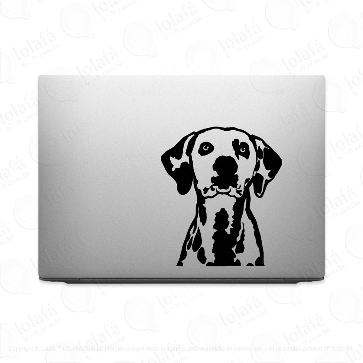 Adesivo Para Notebook Dálmata Raça Cachorro Mod:2884