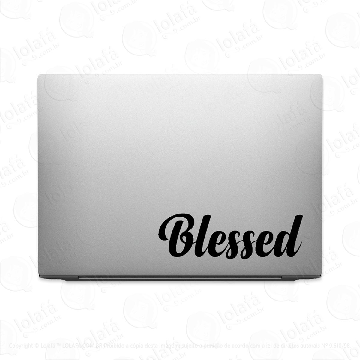 Adesivo Para Notebook Blessed - Abençoado Mod:2887