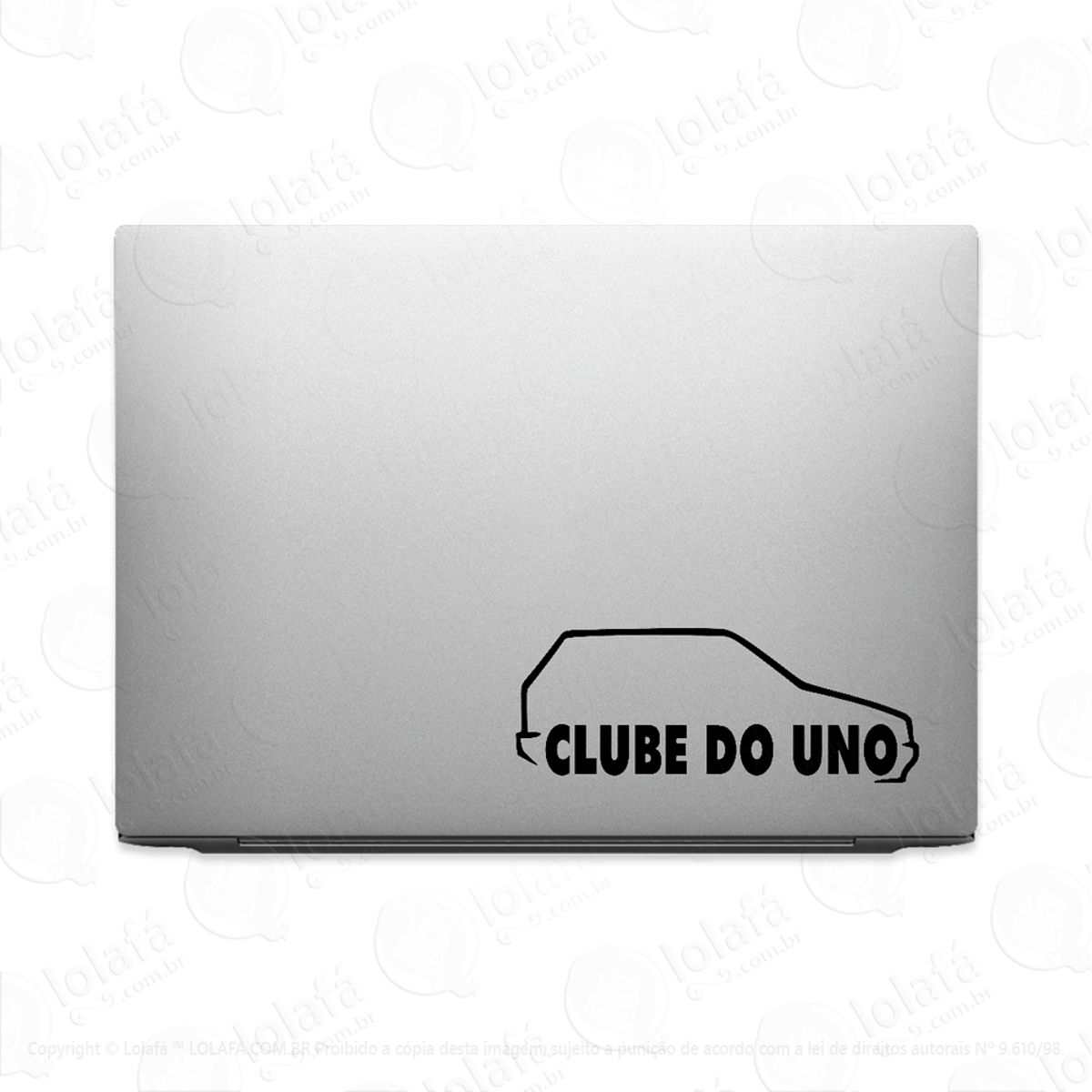 Adesivo Para Notebook Clube Do Uno Mod:2889
