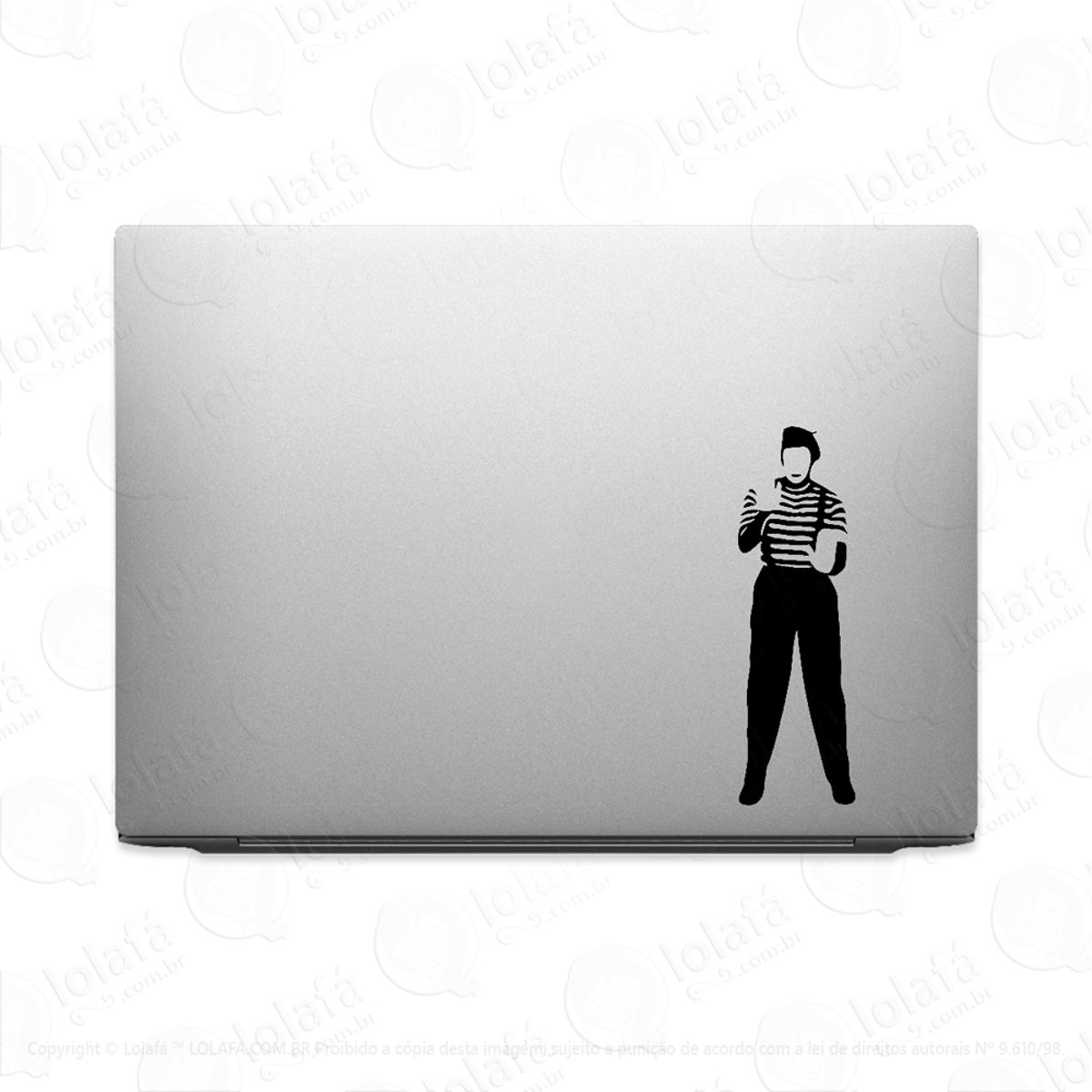 Adesivo Para Notebook Mímico Artista Pantomima Mod:2911