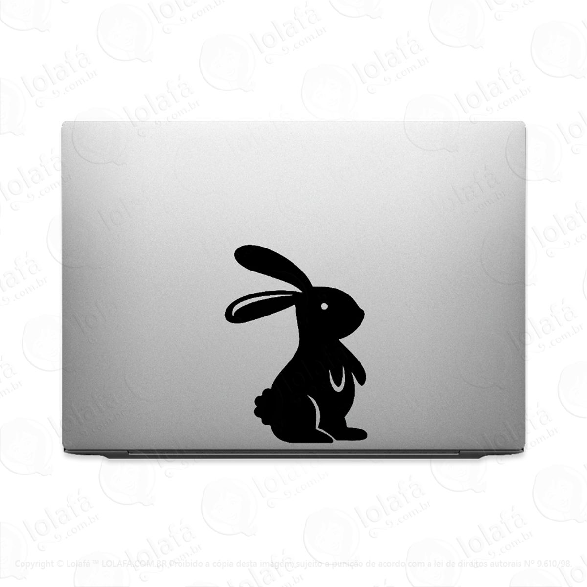Adesivo Para Notebook Coelho Em Pé Mod:2941
