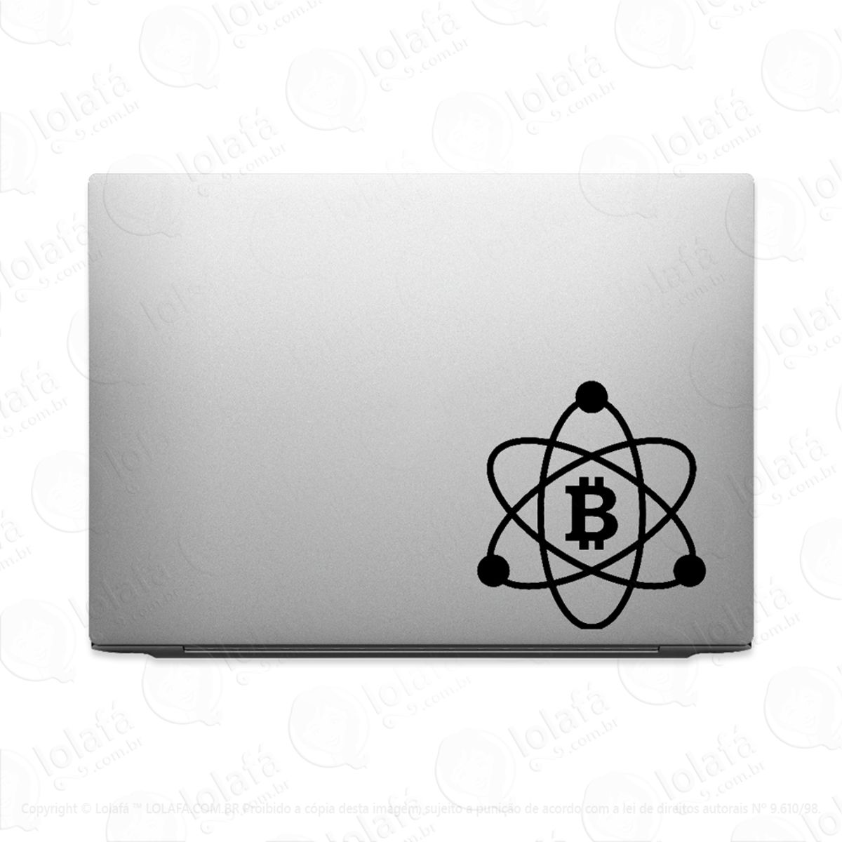 Adesivo Para Notebook Bitcoin Coin Mod:2942