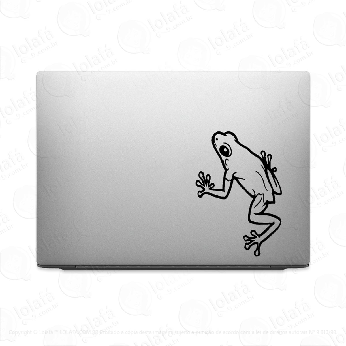 Adesivo Para Notebook Sapo Anfíbio Vida Selvagem Mod:2948
