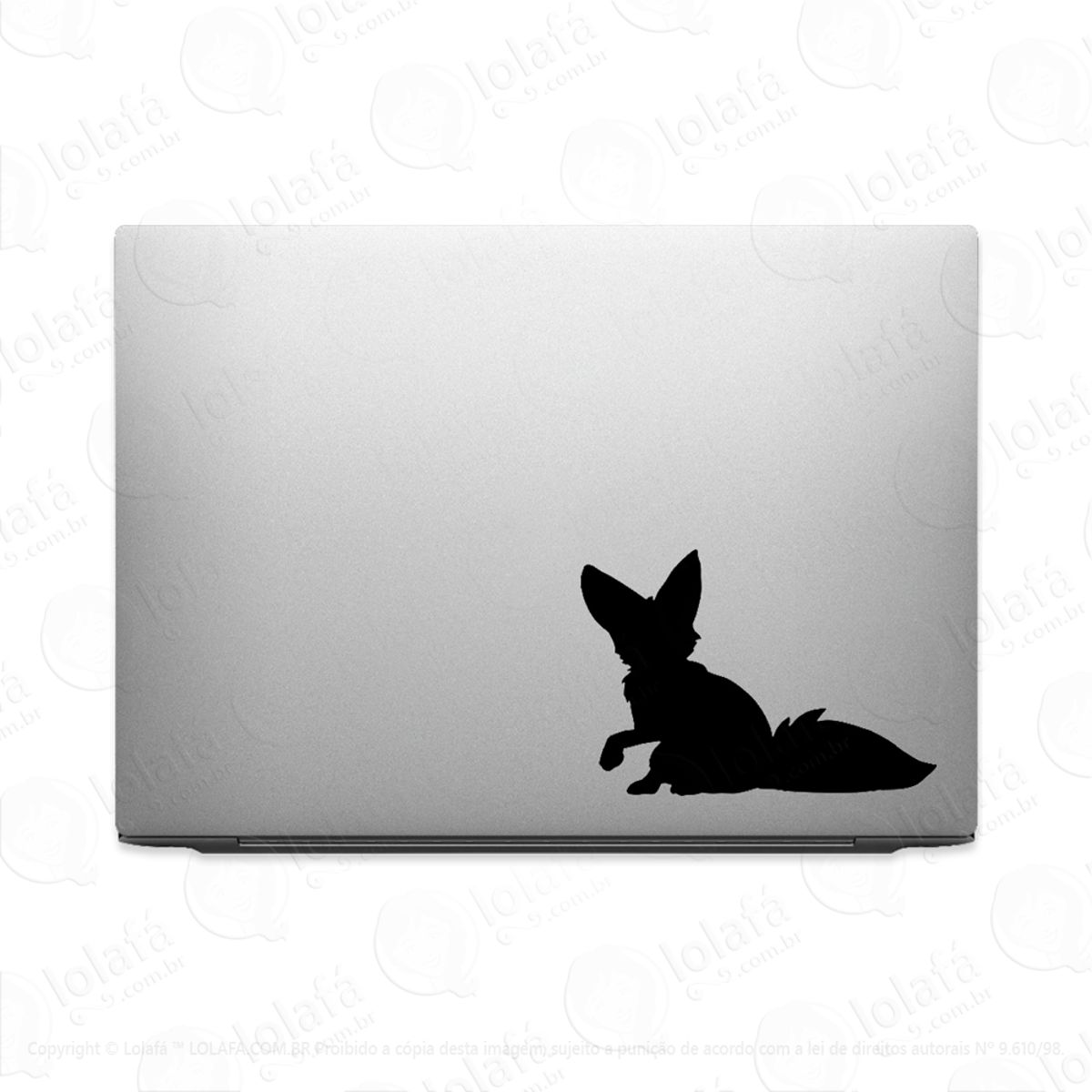 Adesivo Tablet Notebook Pc Raposa Selvagem Firefox Mod:2953