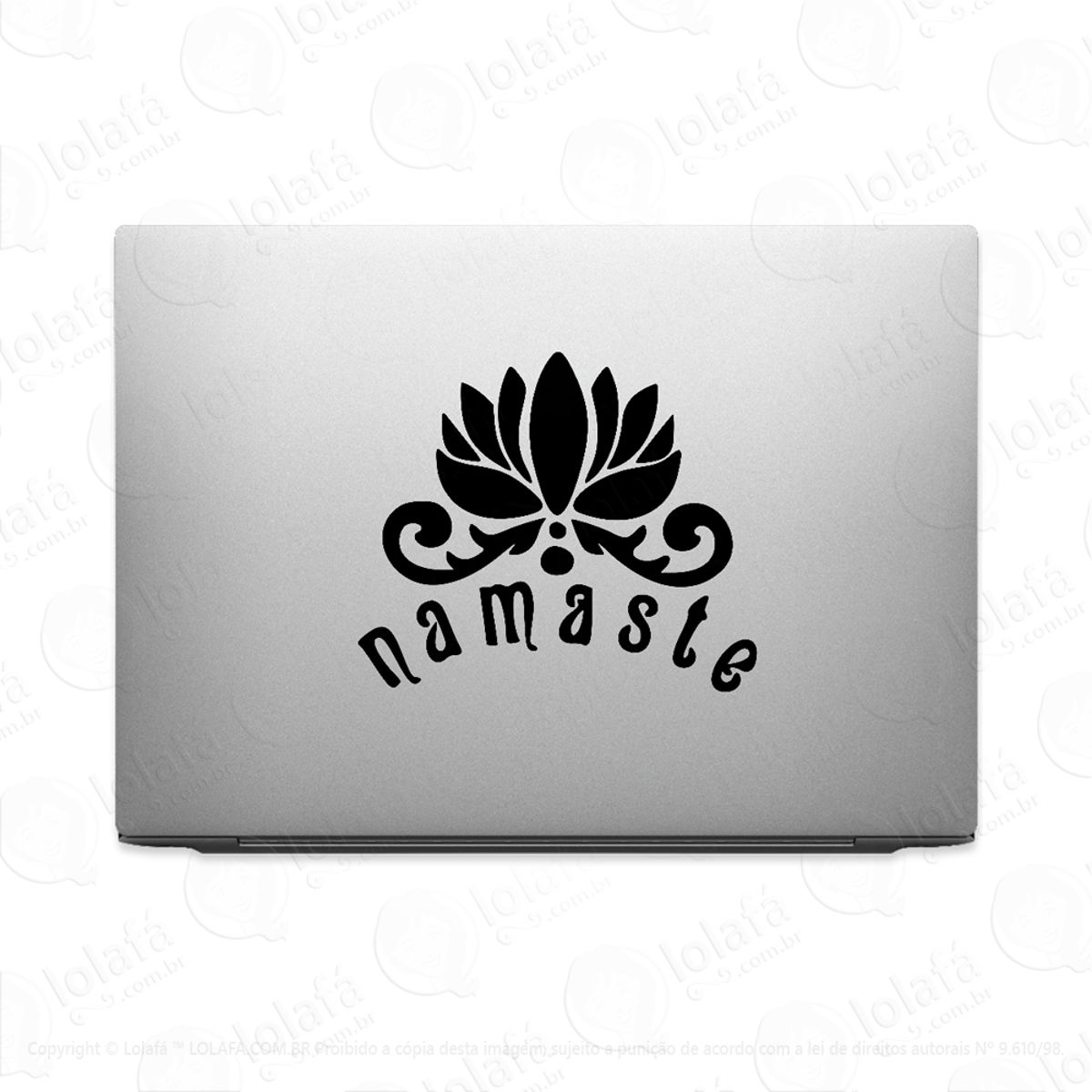 Adesivo Tablet Notebook Pc Namaste Budismo Induismo Mod:2968