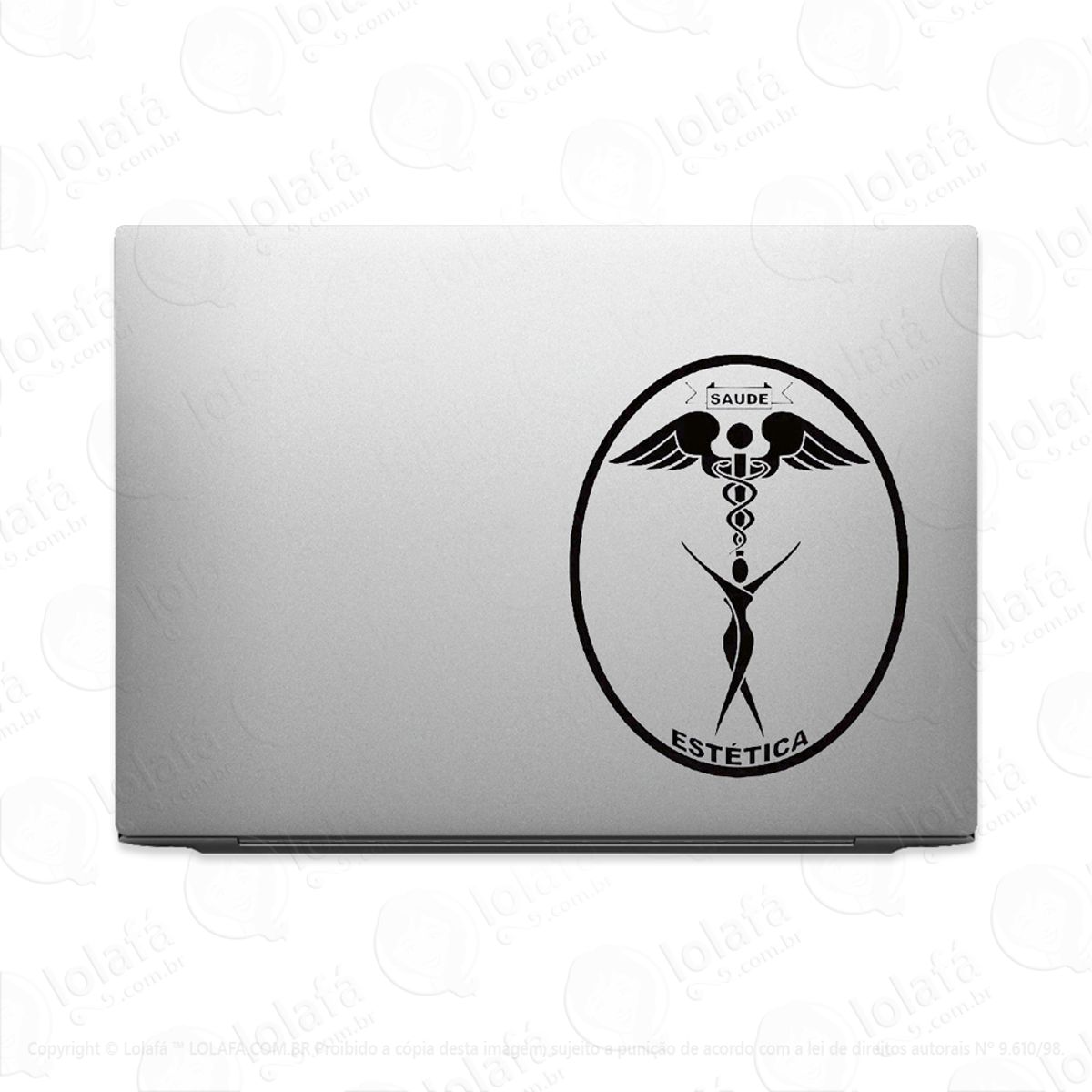 Adesivo Para Notebook Curso Saúde Estética Mod:2995
