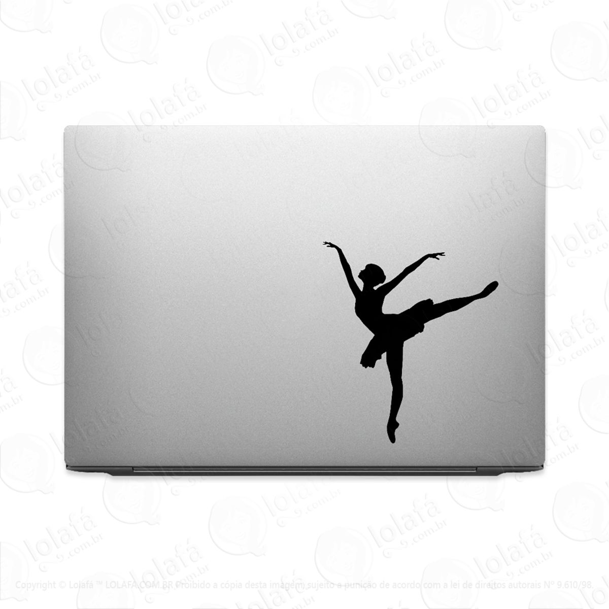 Adesivo Tablet Notebook Pc Bailarina Dança Mod:3003