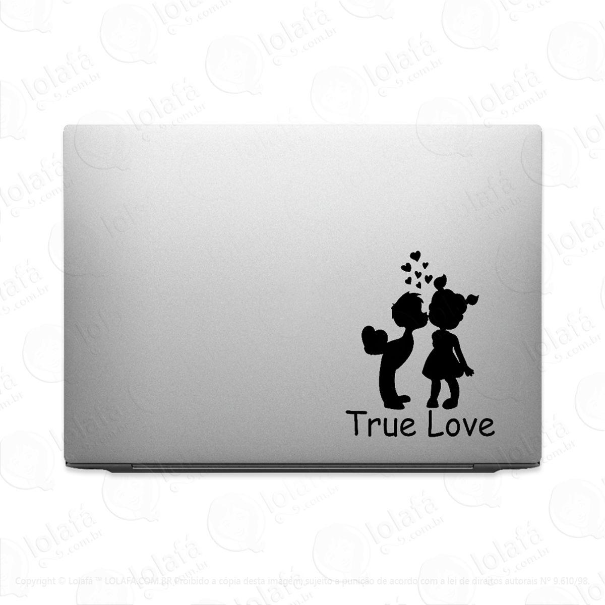 Adesivo Para Notebook Casal De Namorados Amor Mod:3009