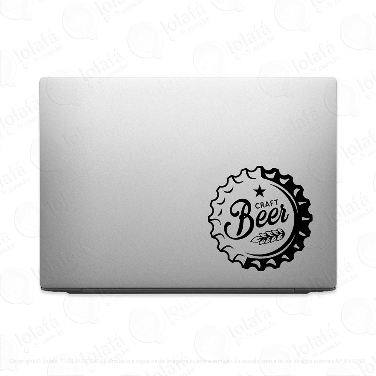 Adesivo Para Notebook Tampinha Cerveja Artesanal Mod:3011