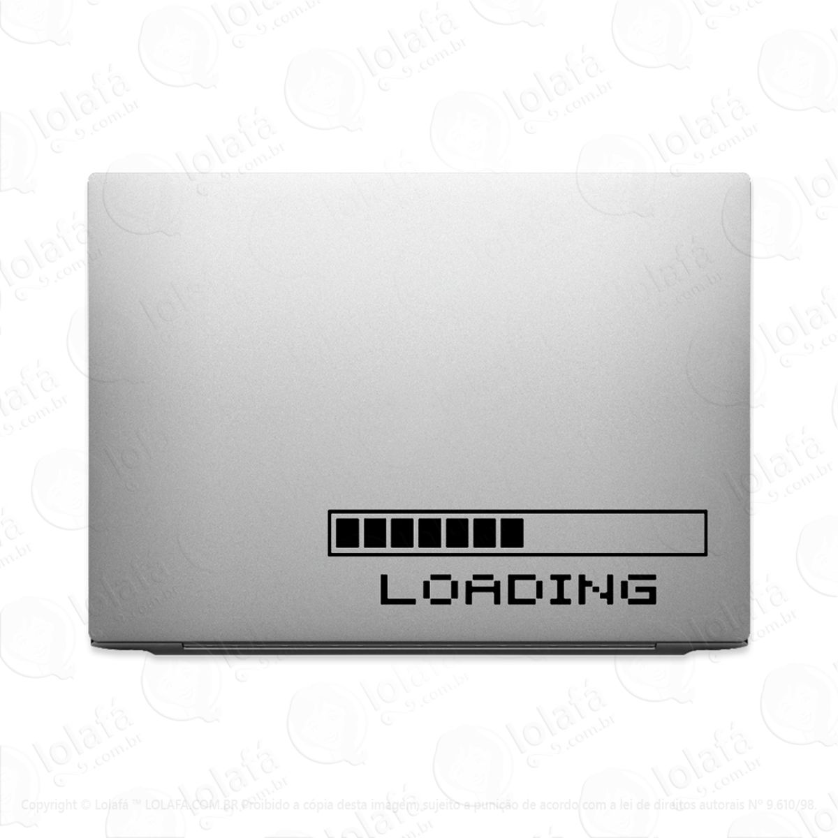 Adesivo Para Notebook Loading - Barra Carregando Mod:3017