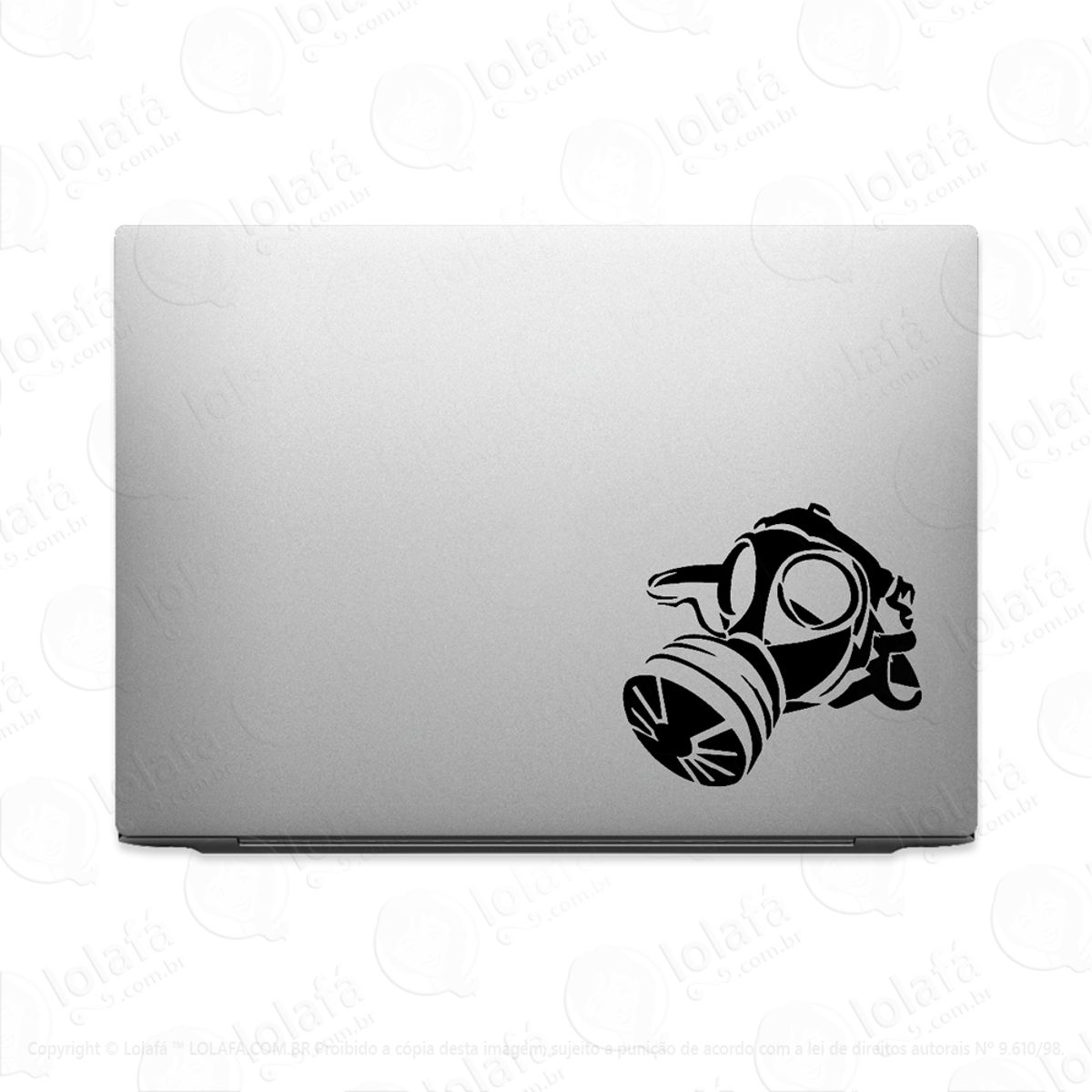 Adesivo Para Notebook Máscara De Gás Mod:3025