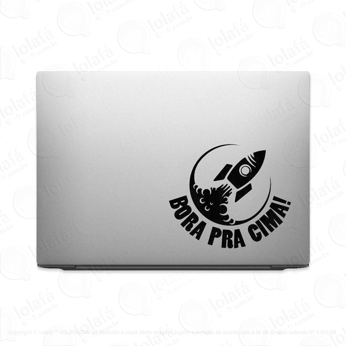 Adesivo Para Notebook Bora Pra Cima! Mod:3027