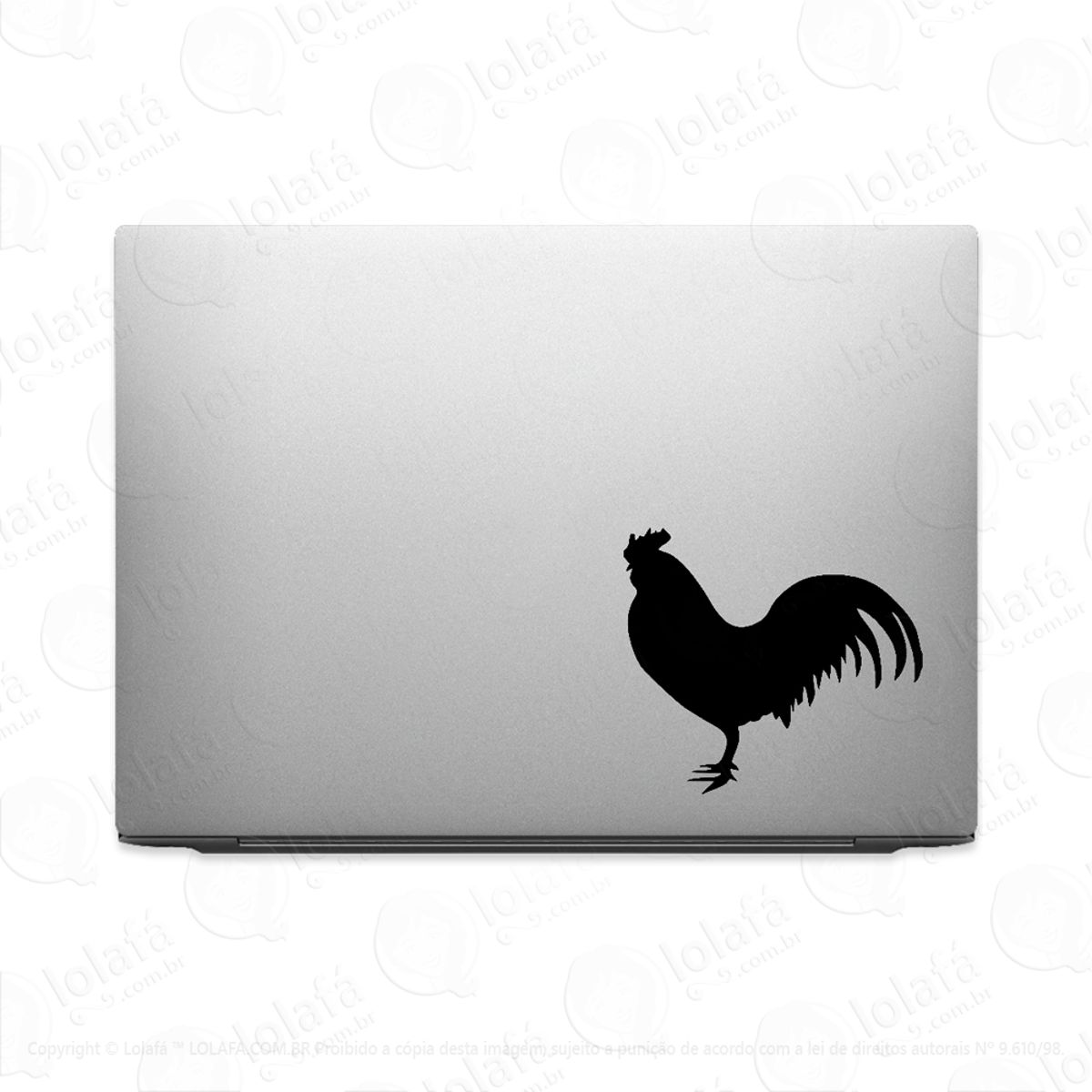 Adesivo Para Notebook Galo Mod:3030