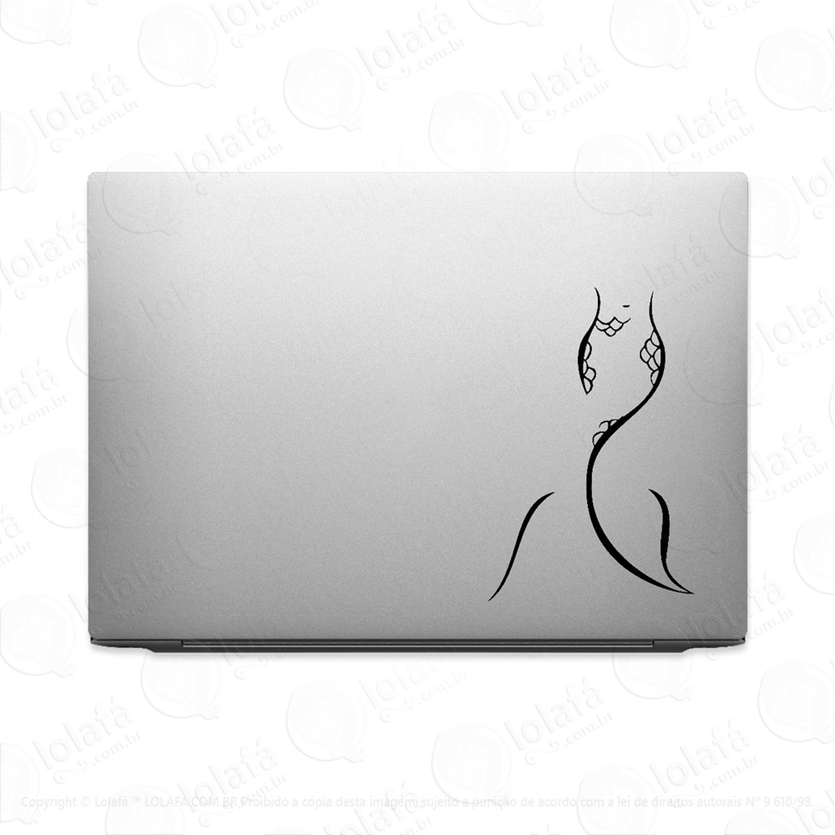 Adesivo Para Notebook Cauda De Sereia Mod:3047