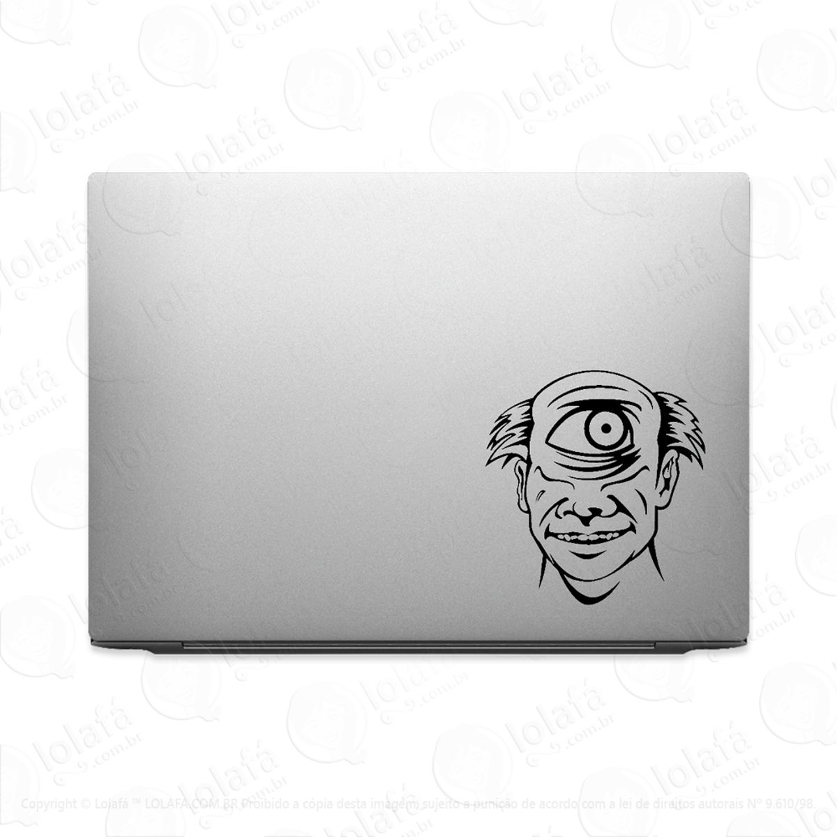 Adesivo Para Notebook Ciclope Criatura Mitológica Mod:3059